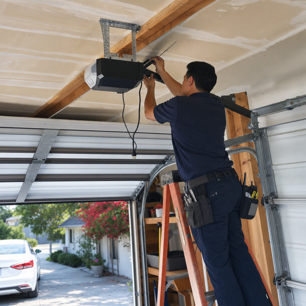 professional garage door opener service